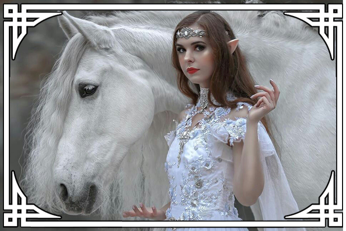 White Horse Mythical Fairytale 2020