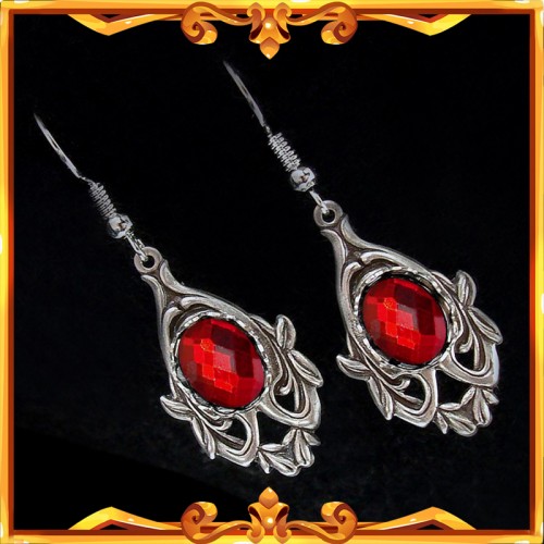 Gothic Ruby Red "Avalon" Earrings