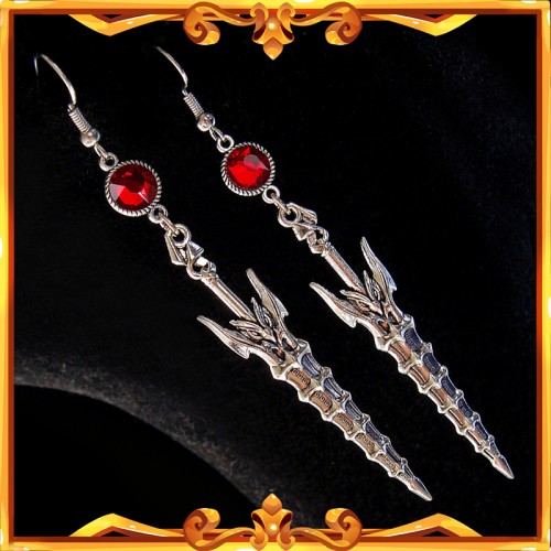 Sword Earrings "Blood Blade"