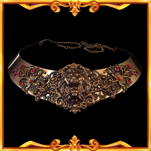 Collier Lion Médiéval "Hear Me Roar"
