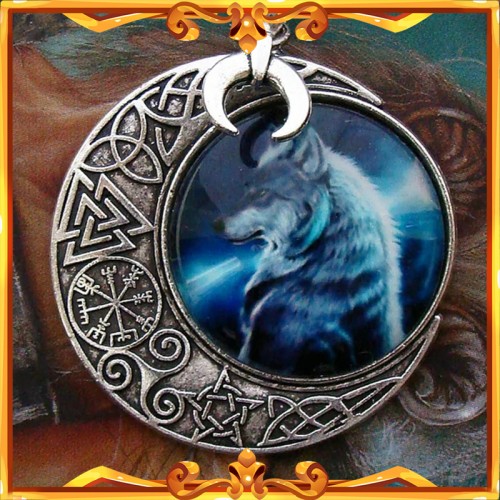 Collier Loup Viking "Équinoxe"