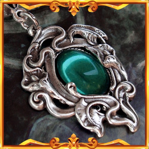 Emerald "Elve's Heart" Necklace