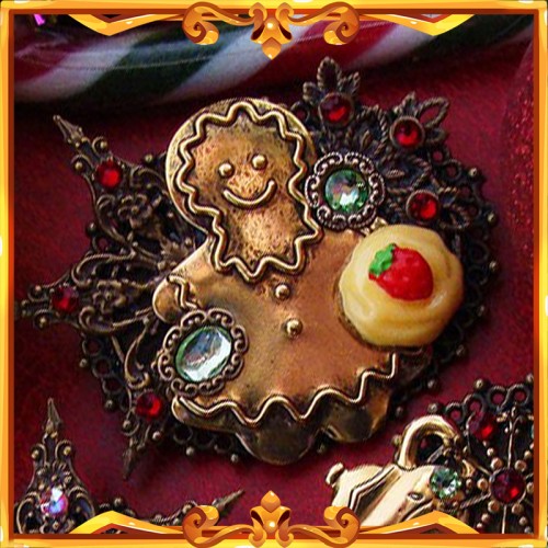 Broche "Cannelle & Pain d'Epices"