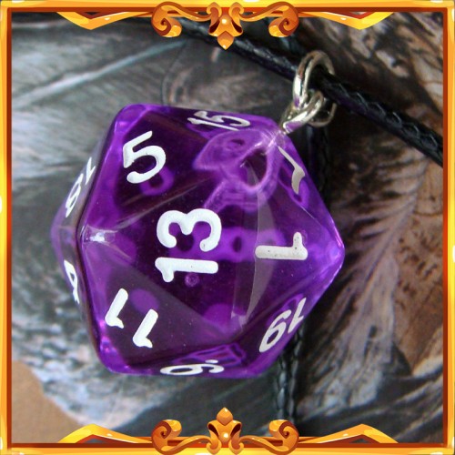 Collier "Choose your weapon" Violet