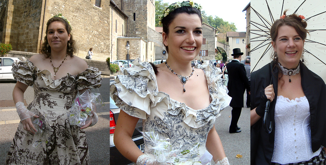 2010 Ambroisine demoiselle d'honneur vintage steampunk bridesmaid