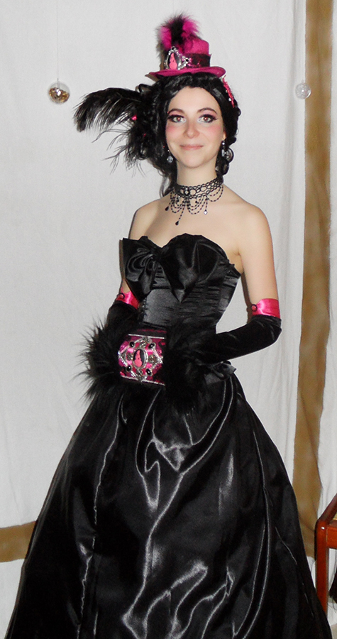 2011 Emmanuelle Hot Pink & Black Fashion