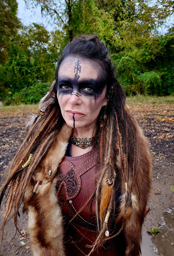 Cosplay Femme Guerrière Viking 2023