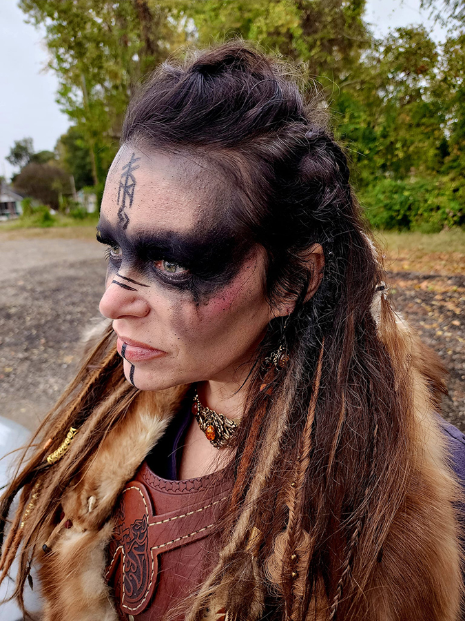 Viking Warrior Woman Cosplay 2023