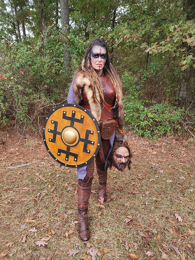 Cosplay Femme Guerrière Viking 2023