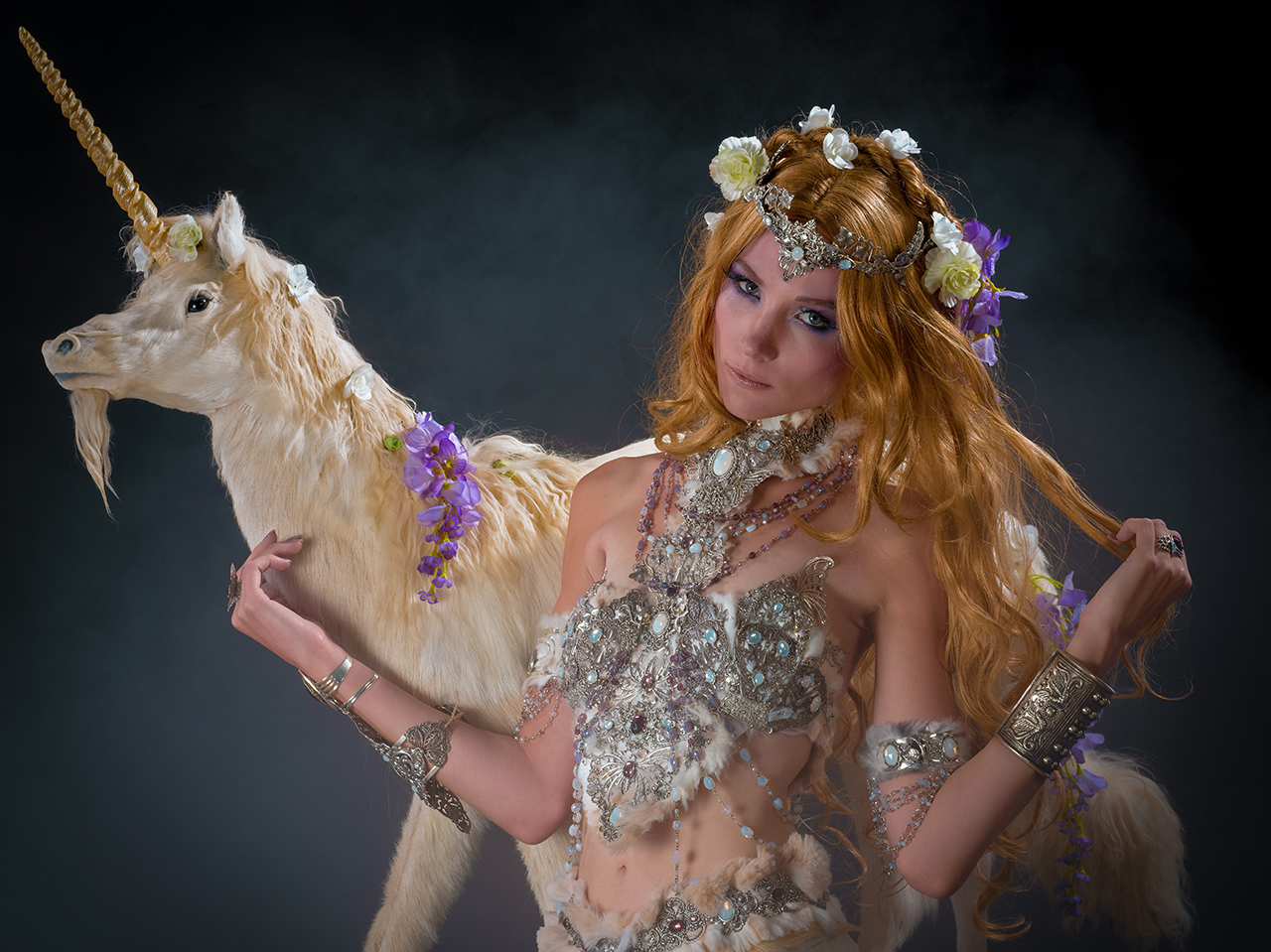 Unicorn Fantasy Fairy Shooting 2013 Alain Naim Charlotte Jennifer Groët A Mon Seul Désir