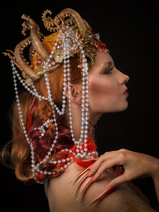 Queen of The Abyss Tentacles Crown Shooting 2014 Alain Naim Jennifer Groët A Mon Seul Désir