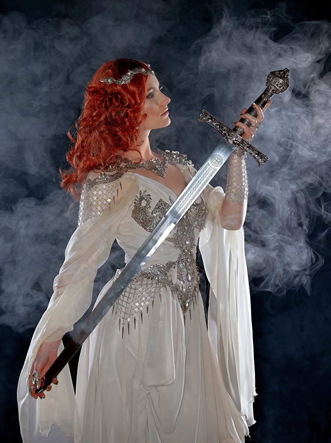 Medieval Sword Lady Avalon Shooting 2015 Dame Medievale Alain Naim Flora Faenix Jennifer Groët A Mon Seul Désir