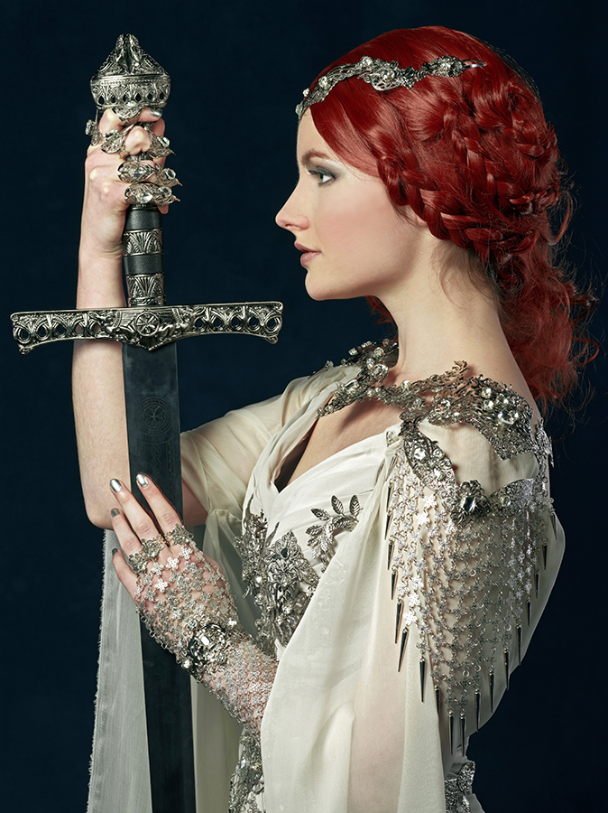 Medieval Sword Lady Avalon Shooting 2015 Dame Medievale Alain Naim Flora Faenix Jennifer Groët A Mon Seul Désir