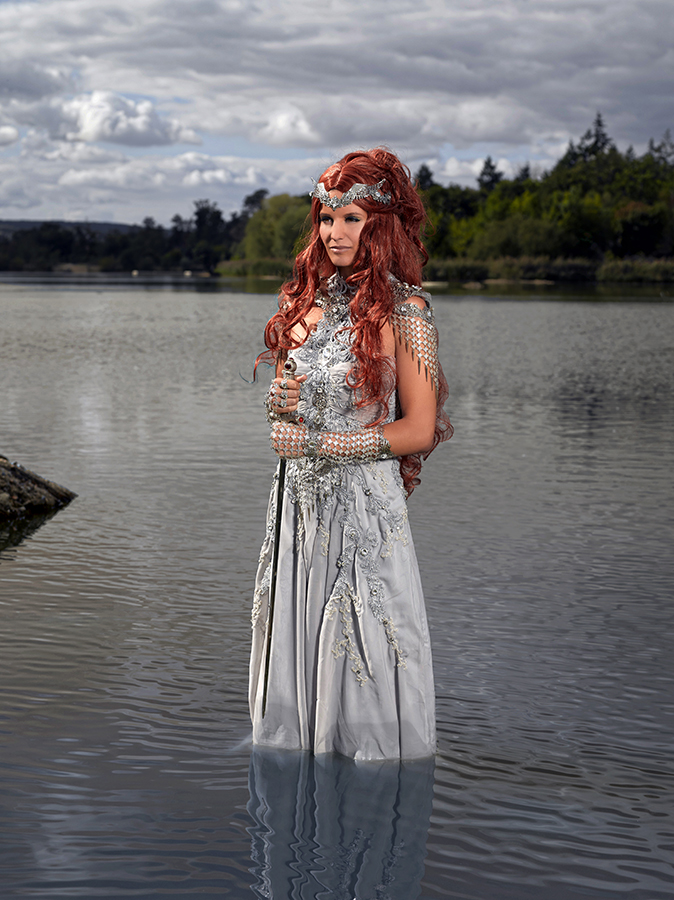 Medieval Sword Lady of the Lake Shooting 2015 La Dame du Lac Alain Naim Ewenae Cosplay Jennifer Groët A Mon Seul Désir