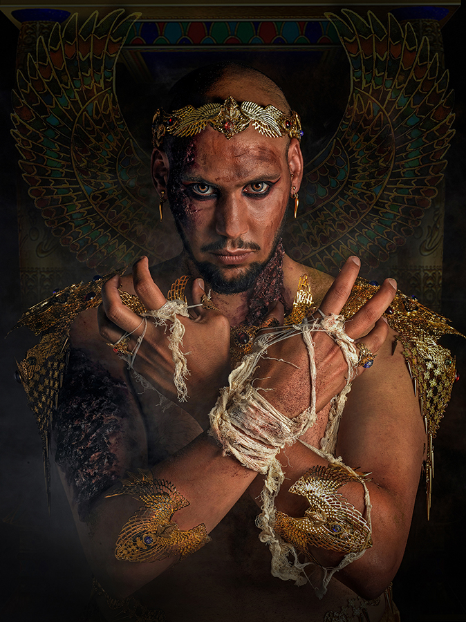 Pharaoh Egypt King Shooting 2015 Alain Naim Al Kymaris JohMakeUp Création A Mon Seul Désir