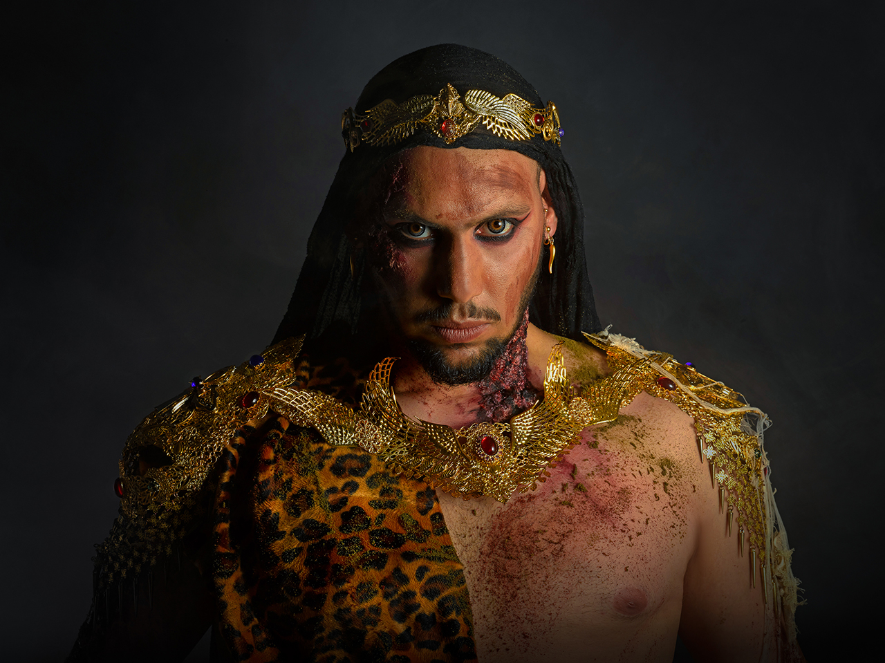 Pharaoh Egypt King Shooting 2015 Alain Naim Al Kymaris JohMakeUp Création A Mon Seul Désir