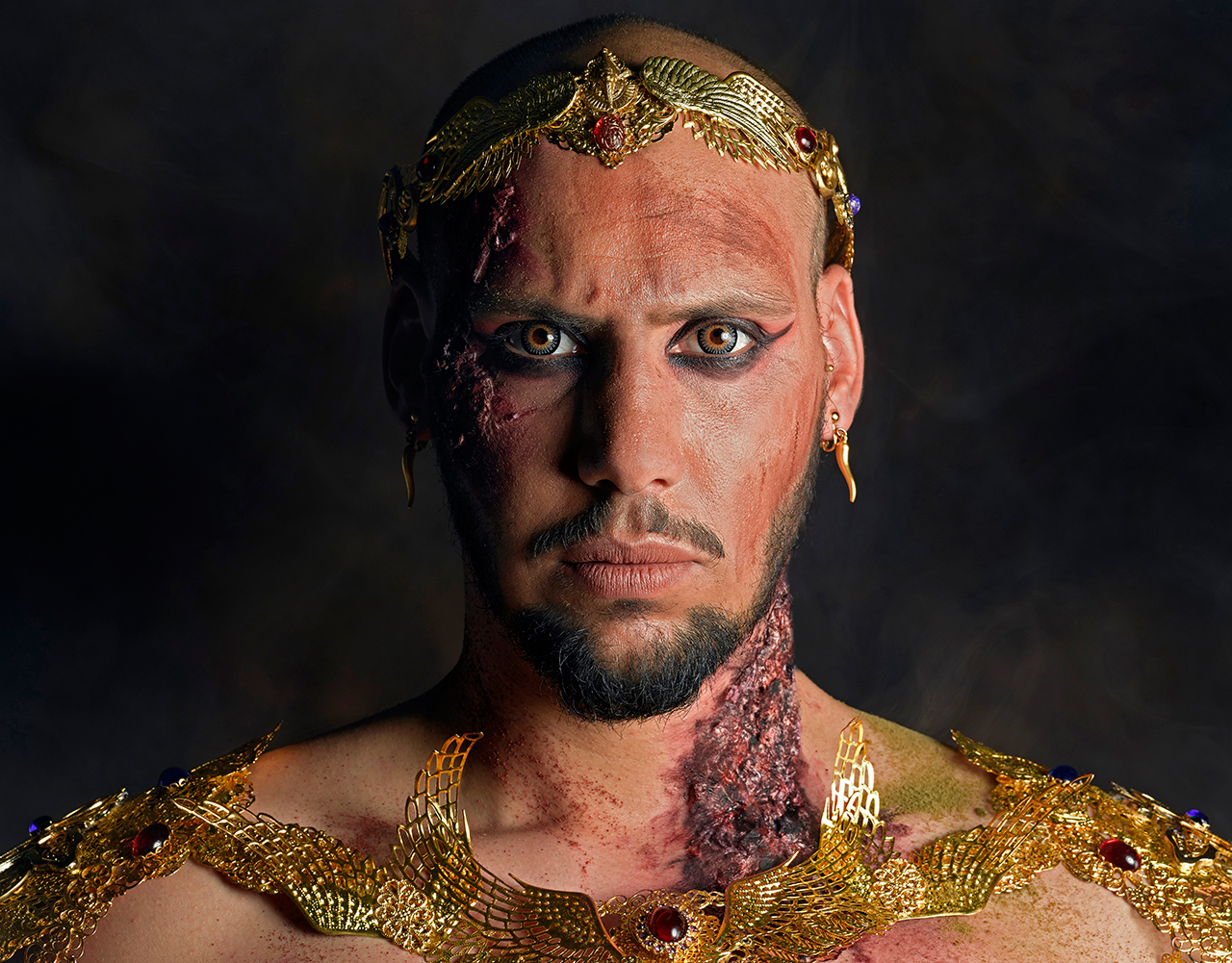 Pharaoh Egypt King Shooting 2015 Alain Naim Al Kymaris JohMakeUp Création A Mon Seul Désir