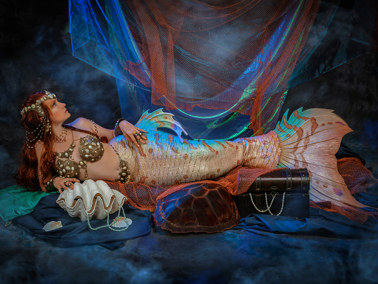 mermaid photoshoot 2021 Alain Naim Marie Potosniak A Mon Seul Désir