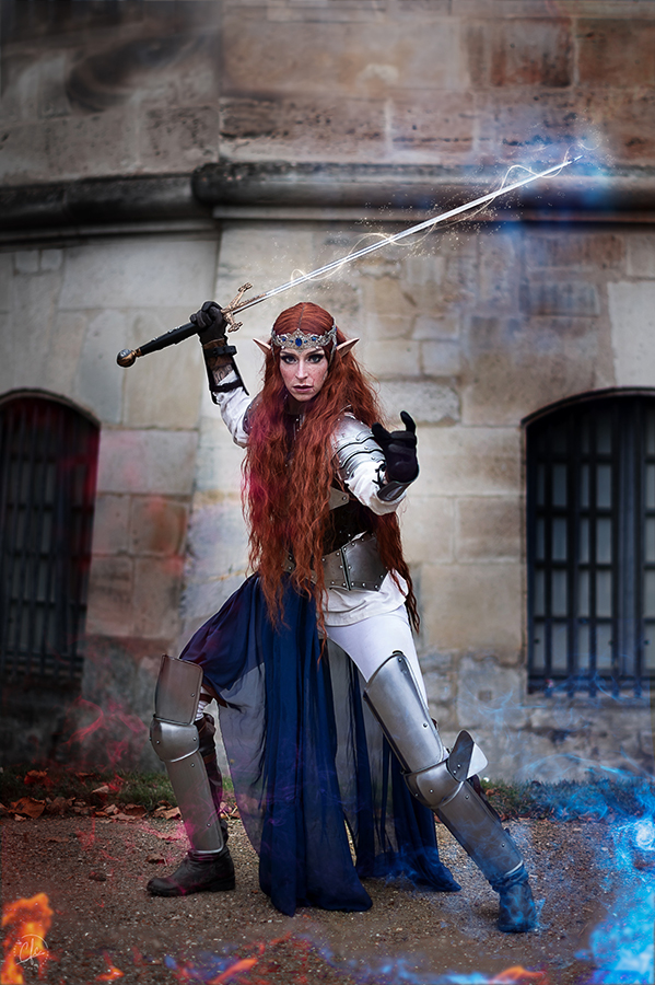 Cosplay de Baldur's Gate avec ClaireObscure modèle par Carlos Photography