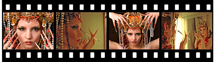 La Reine des Abysses, créature mythique, une séance photos Behind the Scenes avec des images Backstage du photographe Alain Naim et de la modèle Jennifer Groet avec sa couronne tentacules réalisée par A Mon Seul Desir boutique en 2014