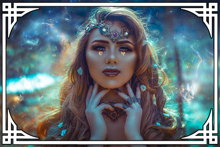 Fantasy Photoshoot by Jennifer FlapJack Photography with Jewelry A Mon Seul Désir 2018