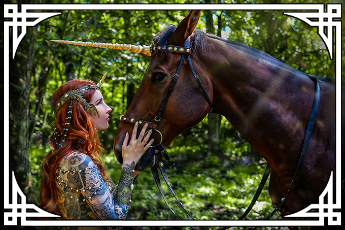 Séance photo licorne Alain Naim Jennifer Groët A Mon Seul Désir Boutique 2019