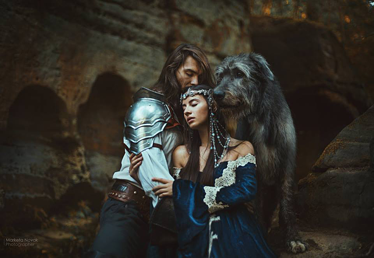 Beren and Luthien Shooting 2018 Marketa Novak Lilien Black Roman Dvořák Niki Brabcová A Mon Seul Désir