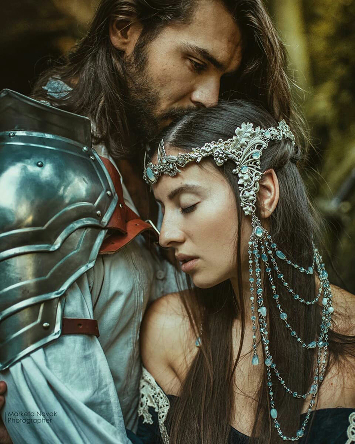 Beren and Luthien Shooting 2018 Marketa Novak Lilien Black Roman Dvořák Niki Brabcová A Mon Seul Désir