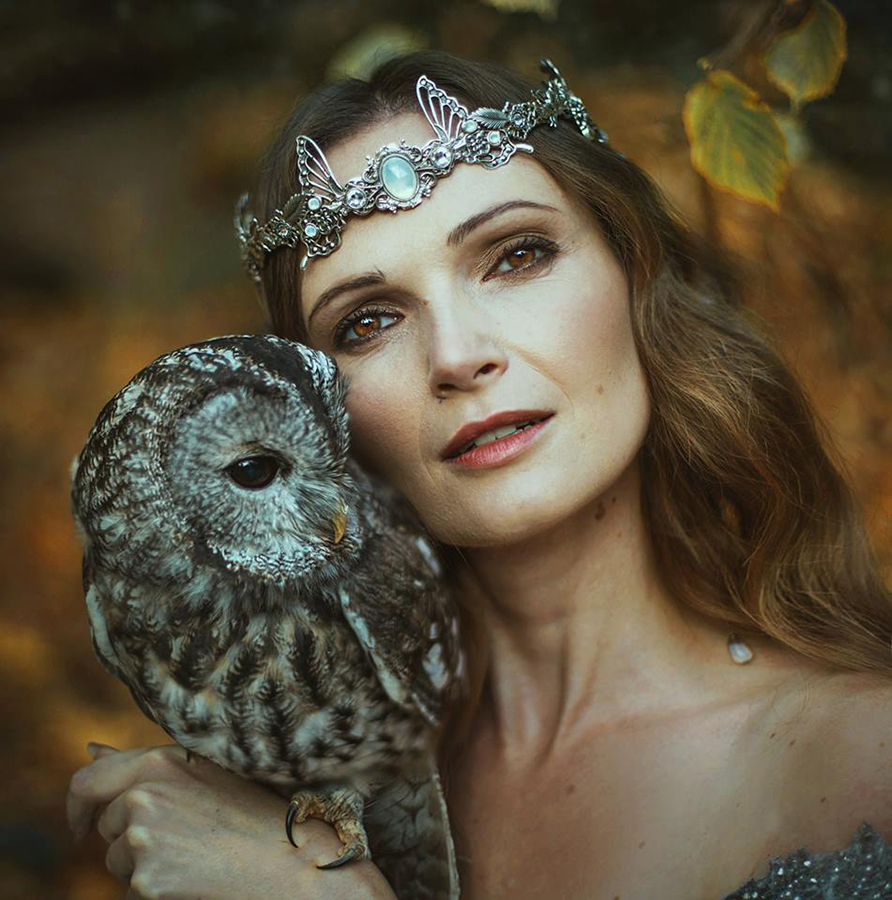 Owl Fantasy Beauty Elven Shooting 2018 Marketa Novak Martina Vasickova Tereza Dellamaria A Mon Seul Désir