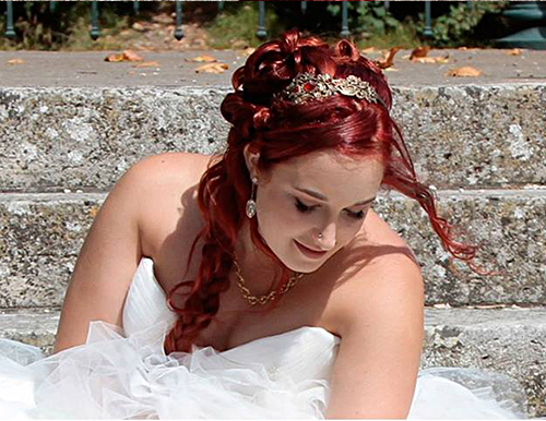 Charming Elodie at her Wedding