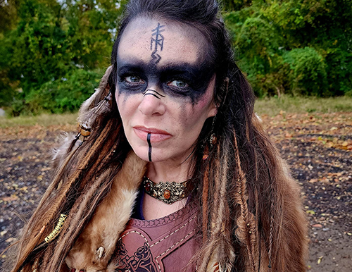 Cosplay Femme Guerrière Viking 2023