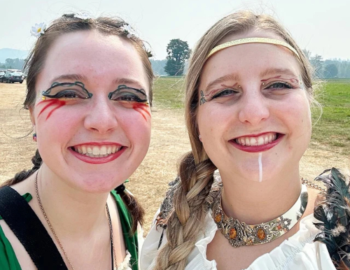 Goddess Freyja Cosplay at Renaissance Faire 2023