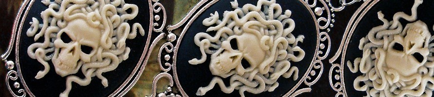 Cameo Necklaces for old-fashioned victorian gothic and romantic souls