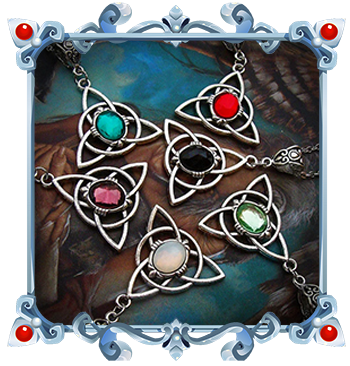 Collier Celtique Triquetra symbole Viking