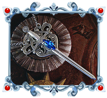 Sword Knight Medieval Fantasy Necklace