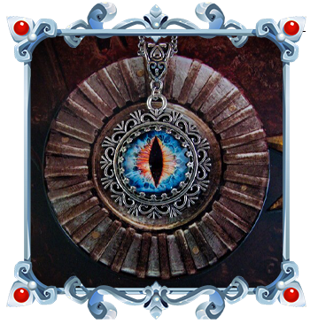Collier Pendentif Oeil de Dragon