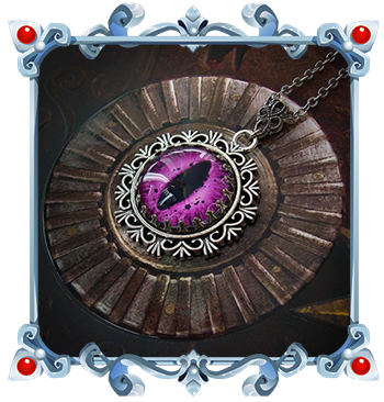 Collier Pendentif Oeil de Dragon