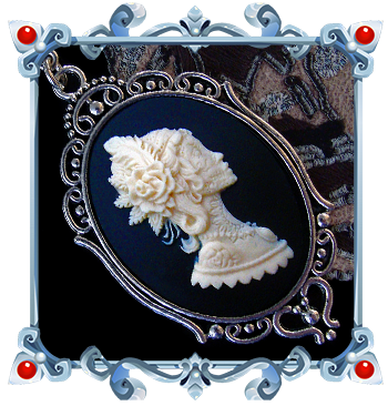 Cameo Necklace featuring a voodoo queen from new orleans