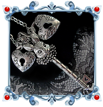 White Rabbit Key to Wonderland Necklace
