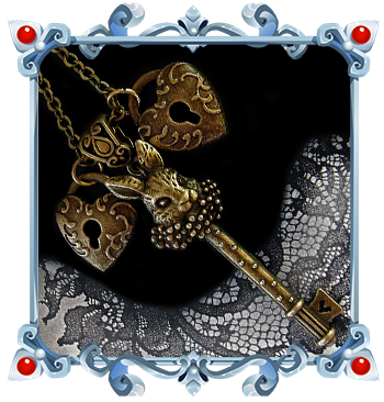 White Rabbit Key to Wonderland Necklace