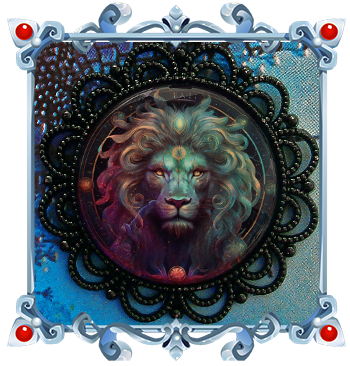 Collier Alpha Leonis inspiré par le signe du Lion du Zodiaque