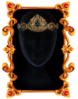 medieval dragon queen crown fantasy headdress