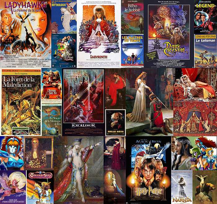 Inspirations Médiéval Fantastique Fantasy Films Livres Beaux Arts