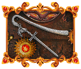 bookmark dragon medieval sword