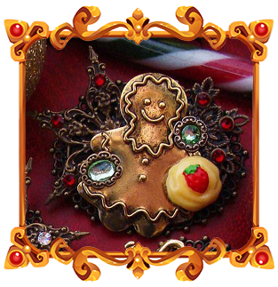 This brooch is the perfect Christmas gift for all food lovers, gourmets and sweet grannies!