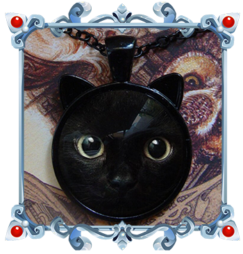 Necklace Black Cat