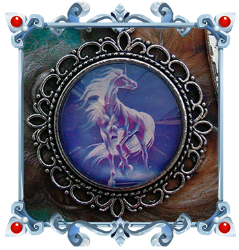 Purple Unicorn Fantasy Bookmark Mythical Creature